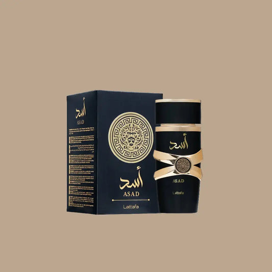 Asad 100ml – Eau de Parfum Masculina Ambarada y Especiada