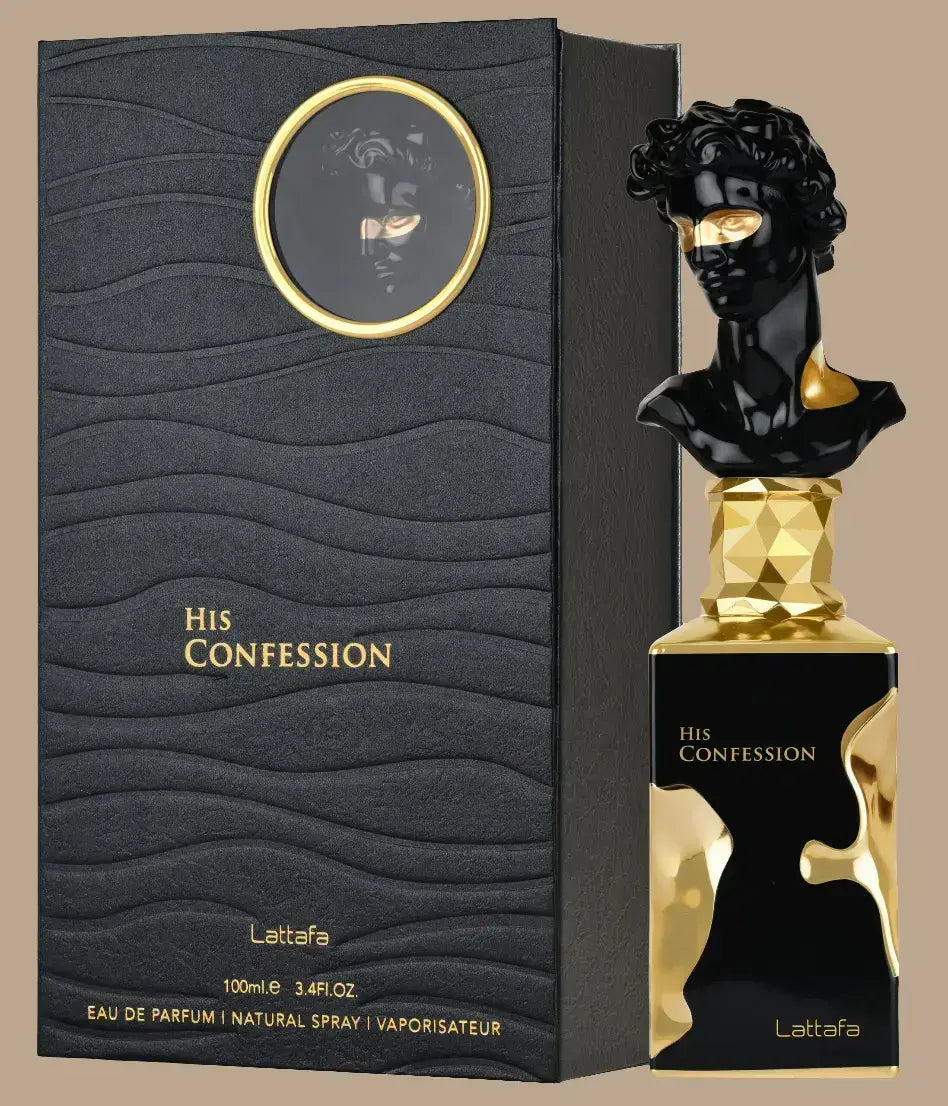 Lattafa His Confession 100ml | Perfume Masculino con Vainilla y Ámbar