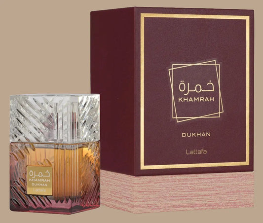 Khamrah Dukhan 100ml – Eau de Parfum Masculino Intenso y Ahumado
