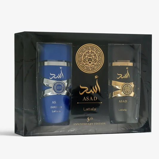Pack Asad 5th Anniversary Edition – Lattafa (Asad + Asad Zanzibar) 100 ml