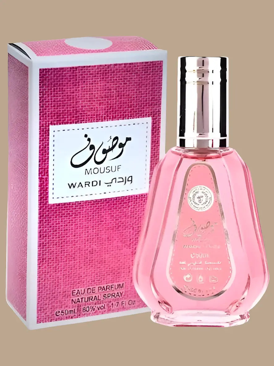 Mousuf Wardi 50ml – Eau de Parfum Floral Frutal Gourmand para Mujer
