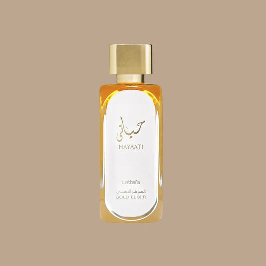 Hayaati Gold Elixir 100 ml | Perfume Unisex Ambarino & Especiado