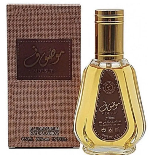Mousuf 50ml – Eau de Parfum Floral Amaderado para Mujer